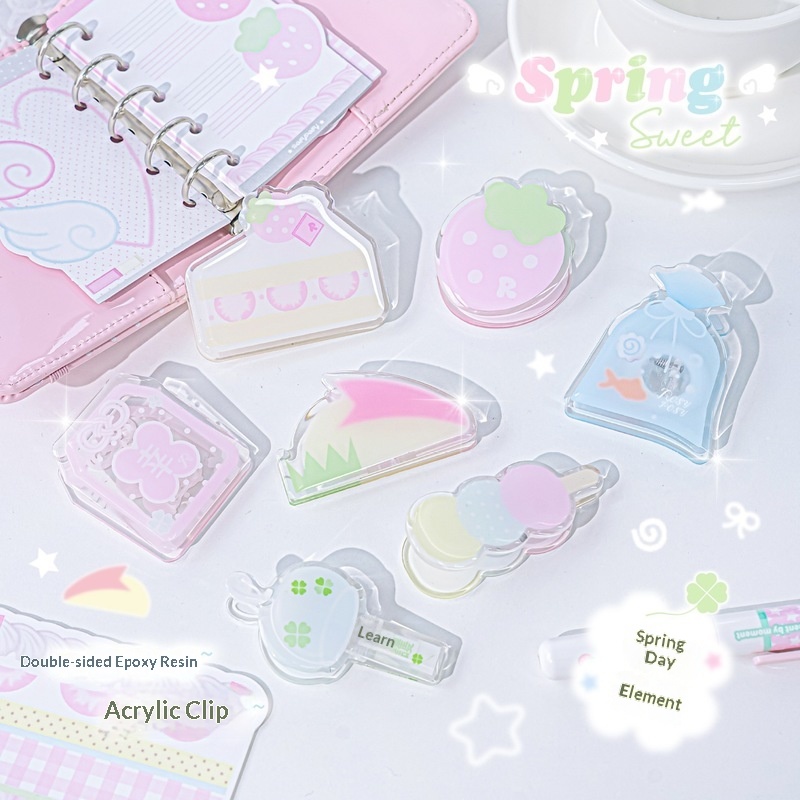 Прозрачные акриловые зажимы Ro – обзор и цена Binder Clip Assorted