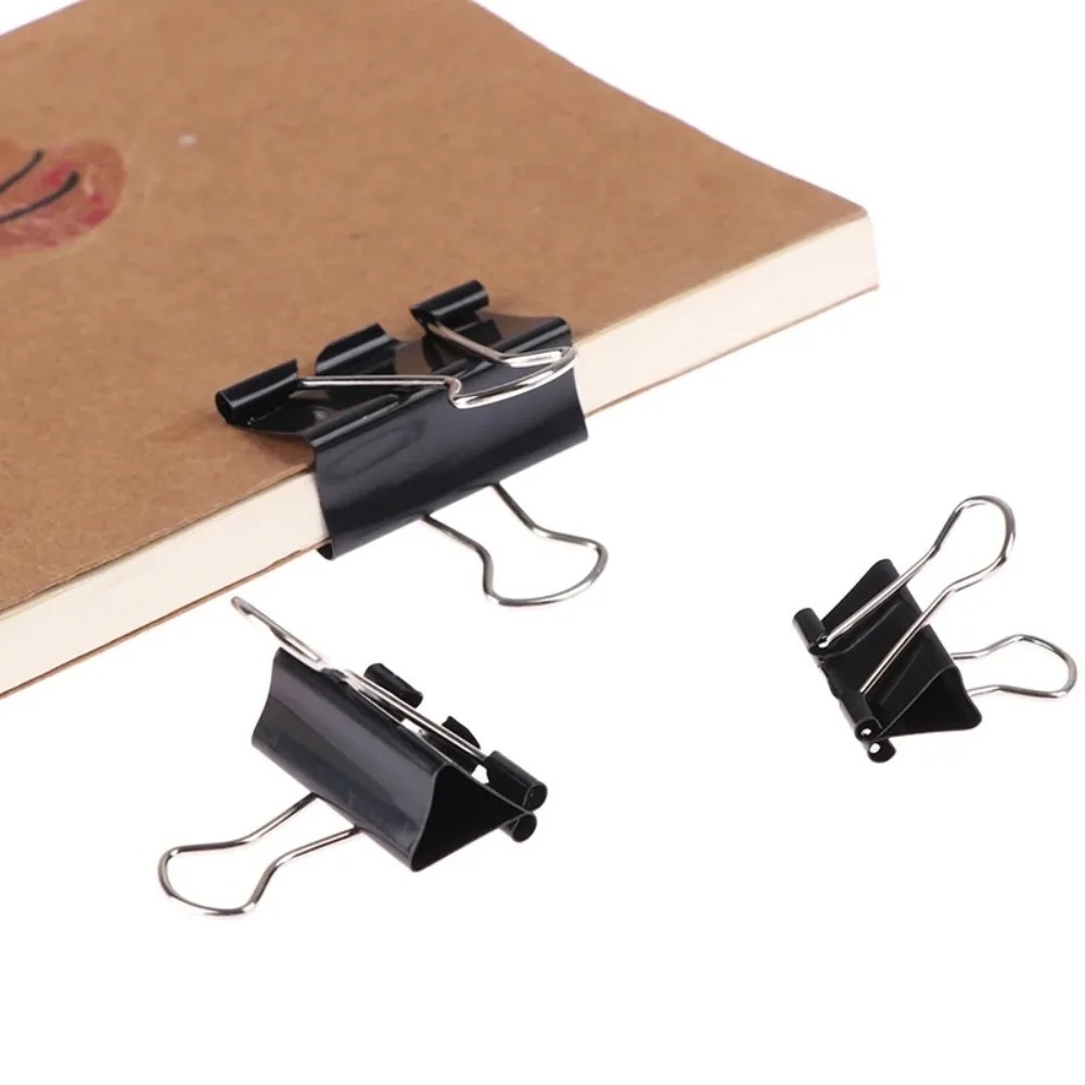 Зажимы для бумаг черного цвета – обзор и цена Binder Clip Assorted